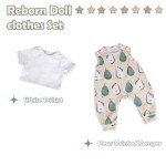 Adorable 2-Piece Outfits for 16-18 Inch Reborn Dolls