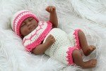 Adorable 11" African American Reborn Baby Doll