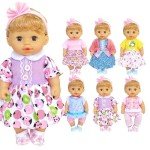 Baby Doll Clothes Sets for 10-12 Inch Dolls