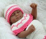 Adorable 11" African American Reborn Baby Doll
