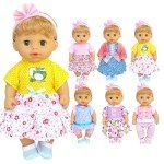 Baby Doll Clothes Sets for 10-12 Inch Dolls