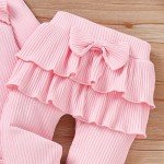 Aalizzwell Pink Preemie Bodysuit and Pants Set