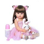 22" Realistic Silicone Vinyl Reborn Toddler Doll