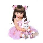 22" Realistic Silicone Vinyl Reborn Toddler Doll