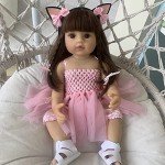 22" Realistic Silicone Vinyl Reborn Toddler Doll