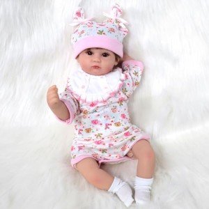 Cute 16-Inch Realistic Reborn Baby Doll Girl