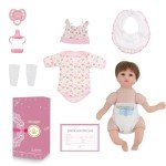 Cute 16-Inch Realistic Reborn Baby Doll Girl