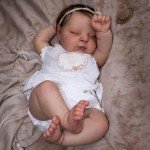 Reborn Baby Doll Peaches - 22 Inch Lifelike Girl