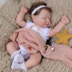 Reborn Baby Doll Peaches - 22 Inch Lifelike Girl