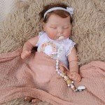 Reborn Baby Doll Peaches - 22 Inch Lifelike Girl