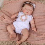 Reborn Baby Doll Peaches - 22 Inch Lifelike Girl