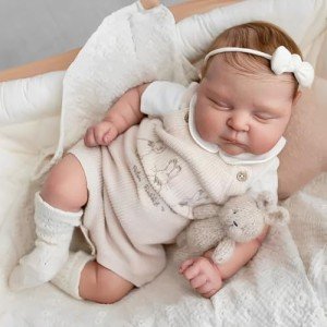 22-Inch Realistic Reborn Baby Doll - Peaches