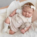 22-Inch Realistic Reborn Baby Doll - Peaches