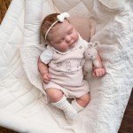 22-Inch Realistic Reborn Baby Doll - Peaches