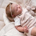 22-Inch Realistic Reborn Baby Doll - Peaches