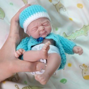 7" Lifelike Micro Preemie Silicone Baby Doll Lila