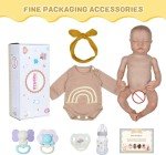 17-Inch Realistic Reborn Baby Doll with Accessories