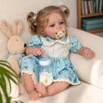 Realistic 18-Inch Reborn Baby Doll - Blonde Girl