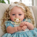 Realistic 18-Inch Reborn Baby Doll - Blonde Girl