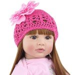 24-Inch Vivid Reborn Girl Doll in Pink Outfit