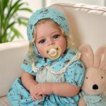 Realistic 18-Inch Reborn Baby Doll - Blonde Girl