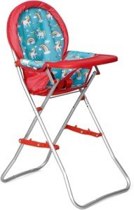 Flower Print High Chair for 20" Baby Dolls