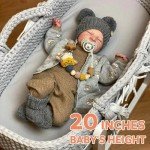 JIZHI 20-Inch Realistic Reborn Baby Doll Noah