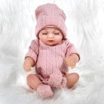 Realistic 10-Inch Reborn Baby Doll in Pink