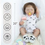 20" Realistic Reborn Baby Doll with Accessories