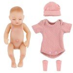 Realistic 10-Inch Reborn Baby Doll in Pink