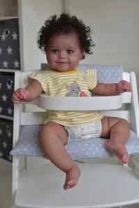 20" African American Realistic Reborn Baby Doll