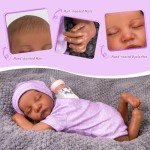 Aori 18-Inch Realistic Black Girl Reborn Doll