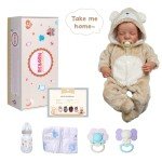 Reborn Baby Doll Boy - 17-Inch Realistic Toy