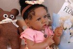 Lifelike African American Reborn Baby Doll Gift Set