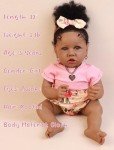 Lifelike African American Reborn Baby Doll Gift Set