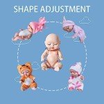 Mini Baby Dolls Gift Set with Animal Clothes