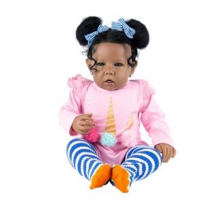Reborn Baby Doll - Black Girl, 20 Inch