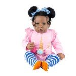 Reborn Baby Doll - Black Girl, 20 Inch