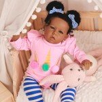 Reborn Baby Doll - Black Girl, 20 Inch