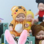 Mini Baby Dolls Gift Set with Animal Clothes