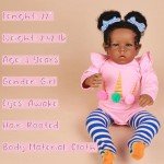 Reborn Baby Doll - Black Girl, 20 Inch
