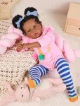 Reborn Baby Doll - Black Girl, 20 Inch