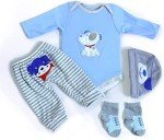 Puppy Pattern Clothes Set for 17-22 Inch Dolls