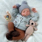 JIZHI 20-Inch Realistic Reborn Baby Doll Noah