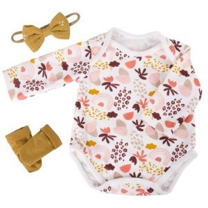 Floral Outfit Set for 20-Inch Reborn Dolls