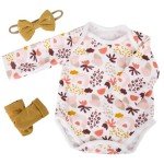 Floral Outfit Set for 20-Inch Reborn Dolls