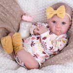 Floral Outfit Set for 20-Inch Reborn Dolls