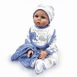 5 Piece Blue Outfit Set for Reborn Dolls