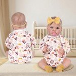 Floral Outfit Set for 20-Inch Reborn Dolls