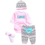 Pink Cute Outfit Set for 18"-22" Reborn Dolls